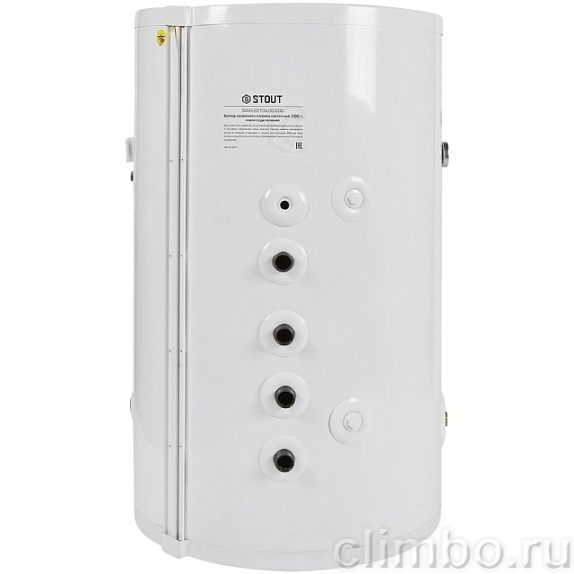 Бойлер косвенного нагрева настенный STOUT OptiBase SWH-2210 200 л, левое подключение — фото, детали конструкции