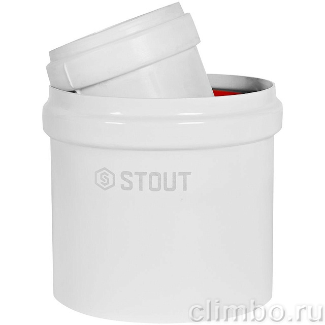 STOUT Адаптер подключения к котлу конденсац. D60(м)/100(м) — фото, детали конструкции
