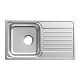 Мойка, нерж. сталь, шелк, с крылом, 780*440*180, Sound, IDDIS — фото товара