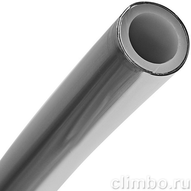 Труба стабильная STOUT 20х2,9 (бухта 100 метров) PE-Xa/Al/PE-RT, серая — фото, детали конструкции