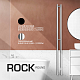 Полотенцесушитель STOUT электрический ROCK round 120*08 Черный матовый 2 опоры — фото, детали конструкции