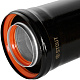 STOUT SCR-8125-600250 STOUT Удлинитель дымохода традиц. коакс. D80(п-м)/125(п-м), L250, ЧЕРНЫЙ — фото, детали конструкции