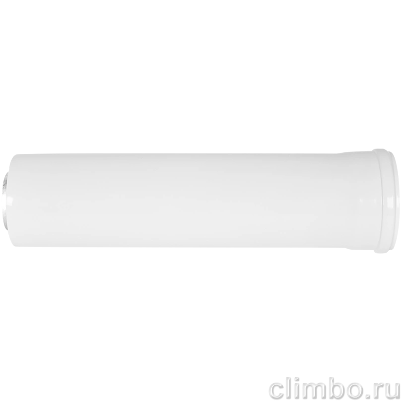 Удлинитель дымохода традиционный коаксиальный ROMMER D80(п-м)/125(м-п), L500 — фото, детали конструкции