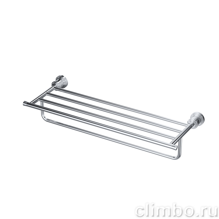 Полка для полотенец, хром глянцевый, Виндзор (Windsor), IDDIS, WINSC00i48 — фото, детали конструкции