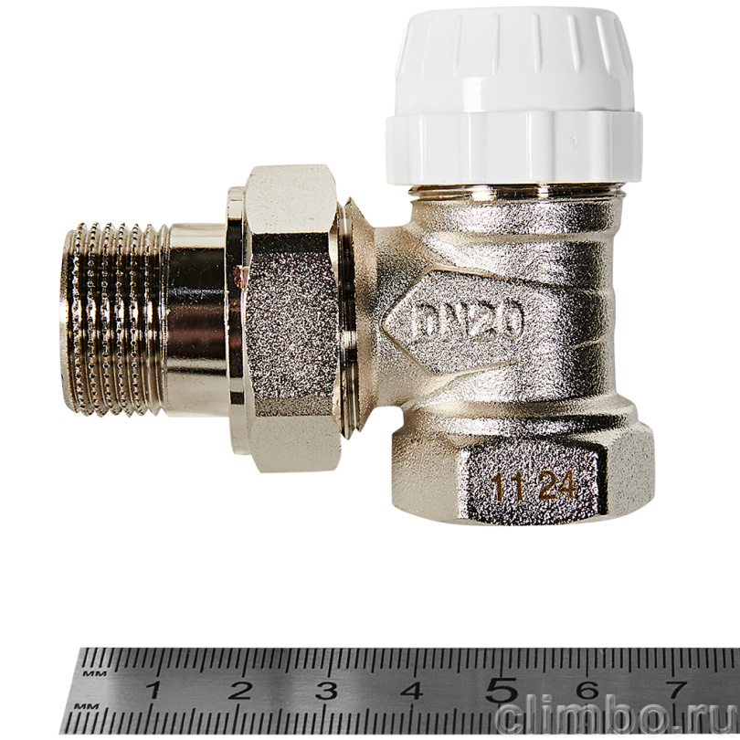 Клапан термостатический ROMMER RVT-0002-100020 угловой 3/4 — фото, детали конструкции