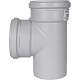 Тройник канализационный бесшумный STOUT D110x110/ 87,5° — фото, детали конструкции