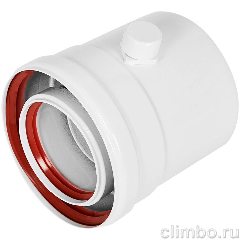 Конденсатоотводчик универсальный традиционный коаксиальный ROMMER D80(п-м)/125(п-м) — фото, детали конструкции